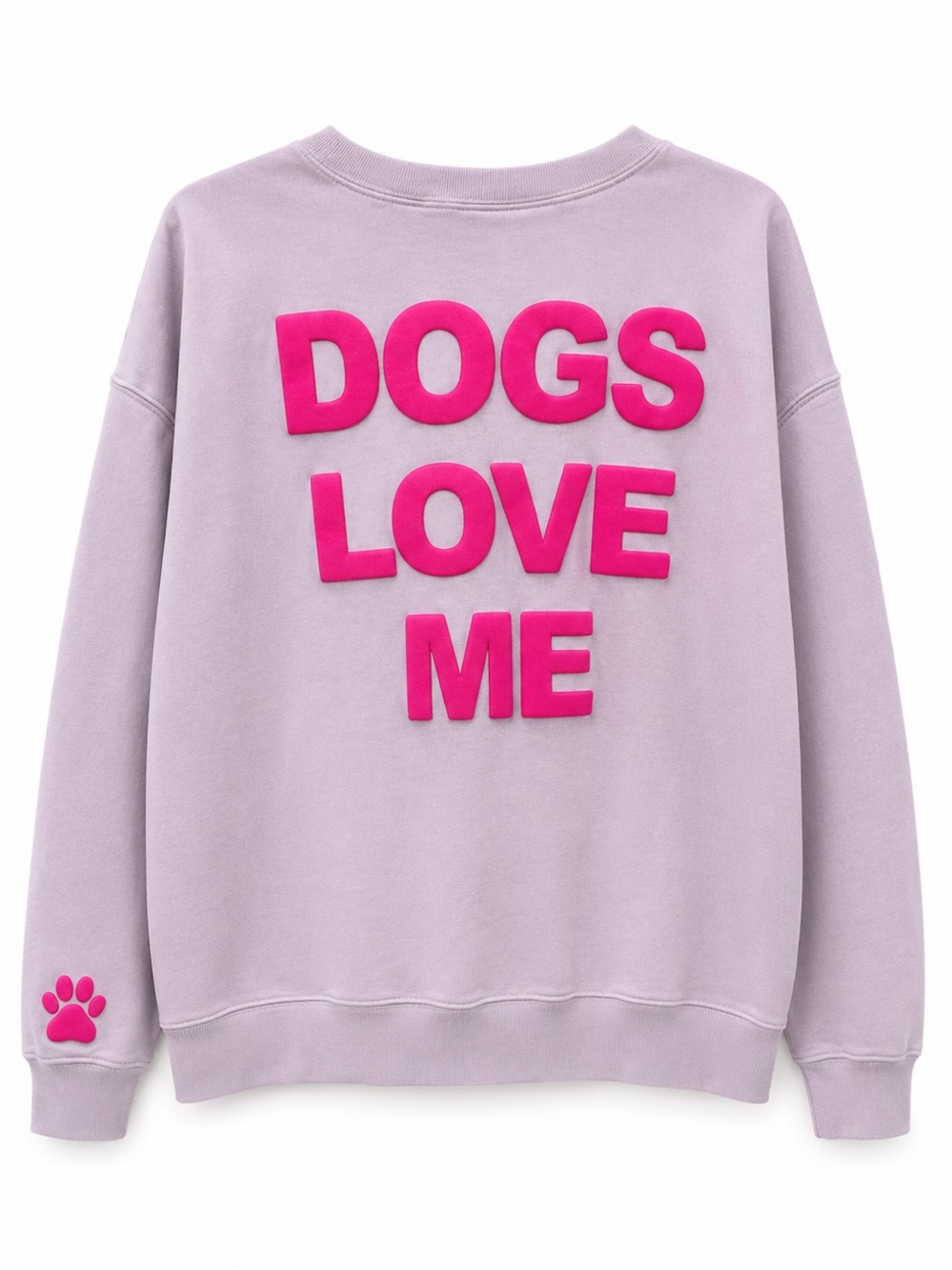 WILDFOX dogs love me sweatshirt size XXL Purple pink